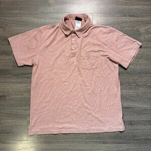 Patagonia Men's Squeaky Clean Polo - Orange/Grey Strip